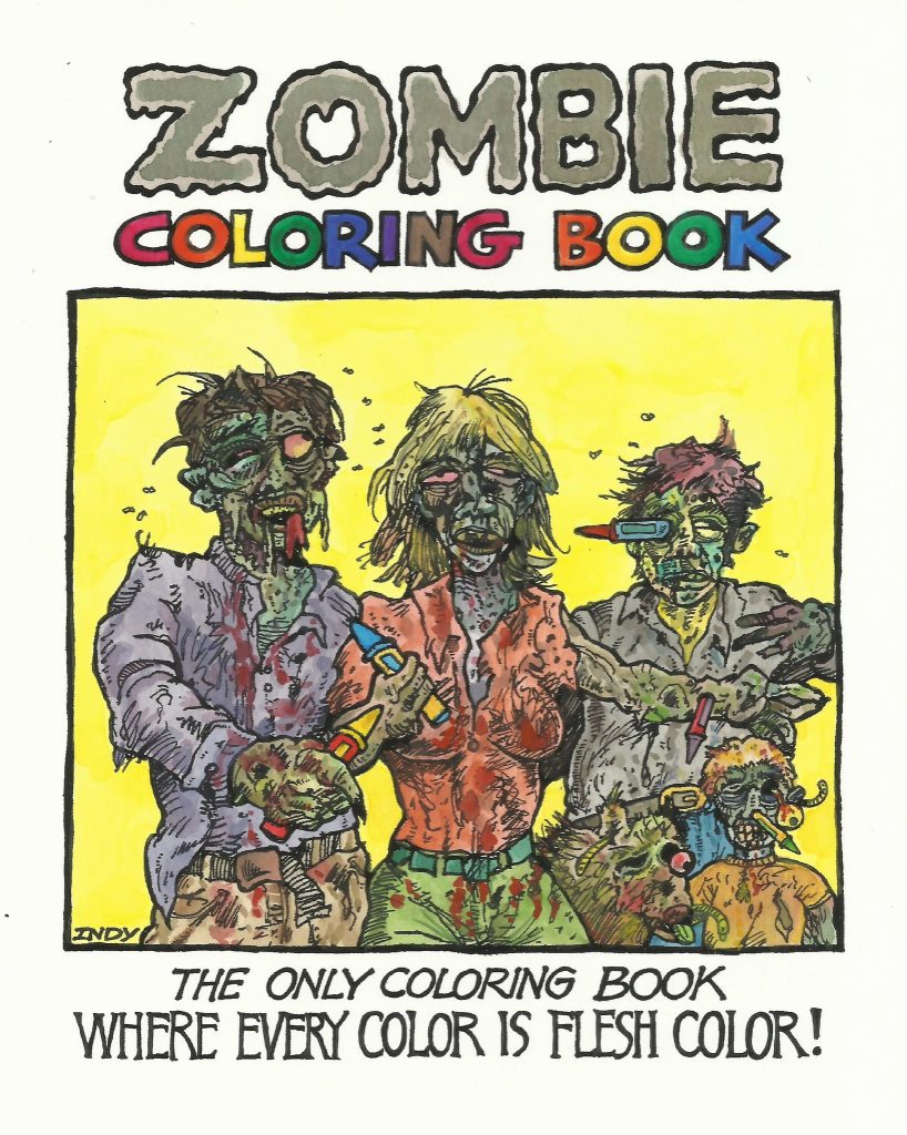 Zombie Coloring Book